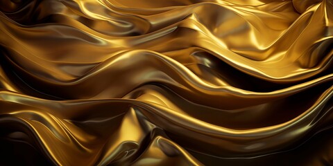 Fototapeta premium Schöner Satin Seide Stoff Hintergrund Motiv für Drucksachen und Website, ai generativ