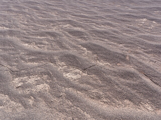 Close-up photo of the sand in Dasht-e Lut Desert, Iran