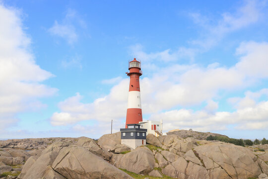 Eigeroy Lighthouse (Eiger&oslash;y fyr) in Egersund - Norway