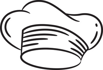 Chef Hat Hand Drawn Illustration