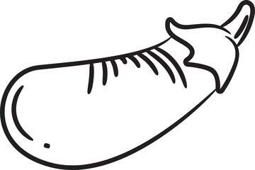 Eggplant Hand Drawn Illustration