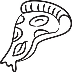 Pizza Hand Drawn Illustration
