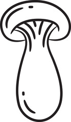 Mushroom Hand Drawn Illustration