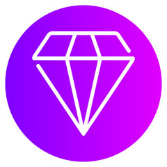 diamond gradient icon