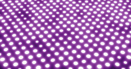 Abstract background of purple flashing dots