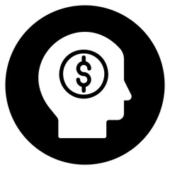 mindset glyph icon