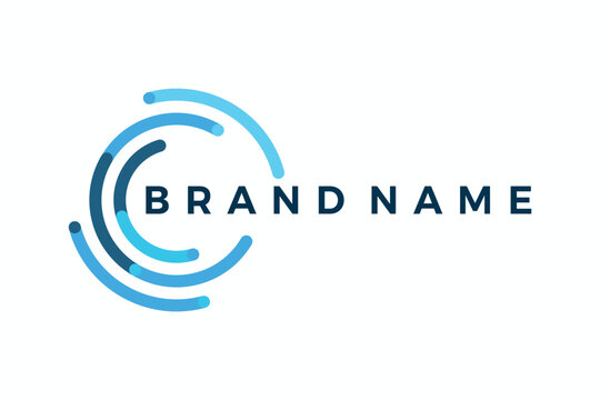 technology logo vector template