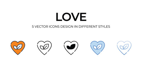 Love icon. Suitable for Web Page, Mobile App, UI, UX and GUI design.