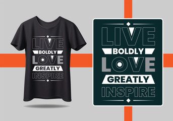 Inspiring Geometric t shirt design with bold and creative font styles t shirt design motivational quotes, modern t shirt design ideas
