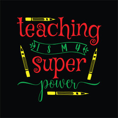 teaching is my super power SVG
