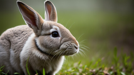 Fototapeta premium rabbit in the grass