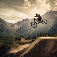 mountain bike rider