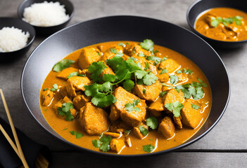 Homemade food: dragon fish and bamboo shoots curry recipe.