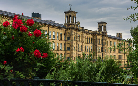 Former Victorian textile mill, Salts Mill, now contains several galleries, including one dedicated to local star artist David Hockney, will feature in Bradford's City of Culture in 2025 