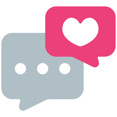 speech flat icon