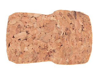 Cork wine isolated