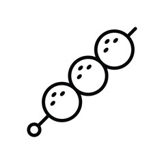 meatballs icon vector design template in white background