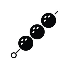 meatballs icon vector design template in white background