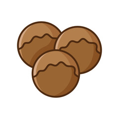 meatballs icon vector design template in white background