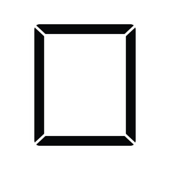 mirror icon vector design template in white background