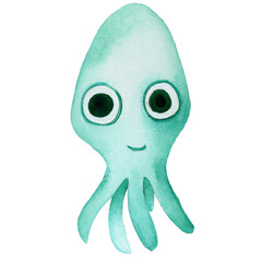 Cute Octopus,sea animal Ai