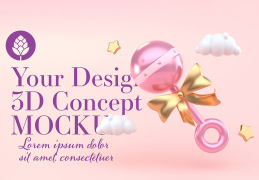 Baby Concept Mockup