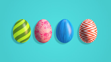 Easter delights colorful eggs rolling in celebration