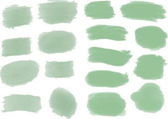 set of abstract hand-drawn background
