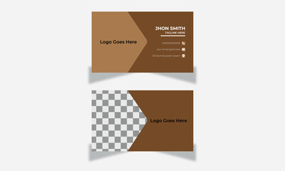 Set of business cards vector Design- Simple business card template.