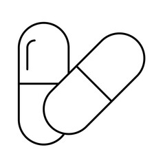 Capsule Vector Icon

