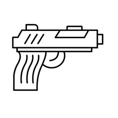 Gun Vector Icon

