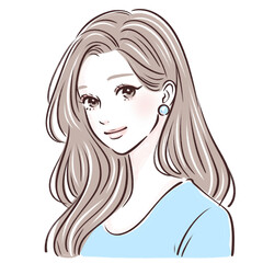 女性のイラスト素材