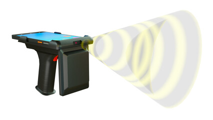 3D Handheld UHF RFID Scanner or RFID Gun scanner