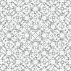 Fototapeta premium Vector seamless pattern. Modern stylish texture. Monochrome, linear abstract background.