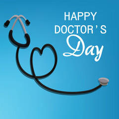Vector illustration of a Background for World international happy Doctor's Day.