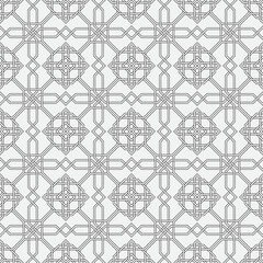 Vector seamless pattern. Modern stylish texture. Monochrome, linear abstract background.
