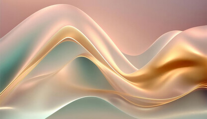 Fototapeta premium Abstract Background. Abstract Light Background. Abstract 3D Background. Abstract Fluid Wave 3D Background. Gradient design element for backgrounds, banners, wallpapers, posters and covers.