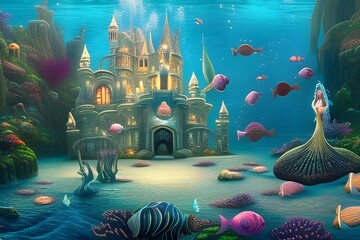 Underwater castle 