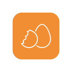 Easter Eggs icon vector stock.