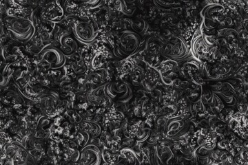 black and white geometric pattern. Generative AI
