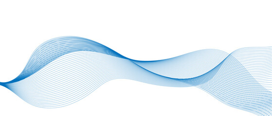 abstract blue wave background, vector illustration design