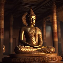 Fototapeta premium Buddha Purnima celebrating vesak day