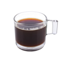 Coffee water in glass transparent png