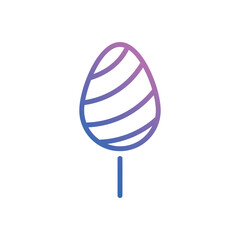 Lollipop icon vector stock.