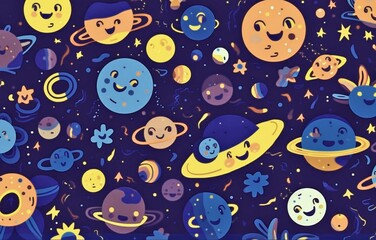 Universum-Hintergrund, made by Ai, Ai-Art