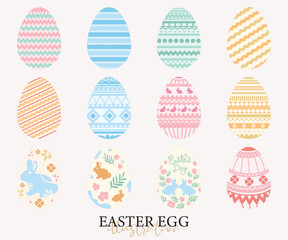 easter eggs set