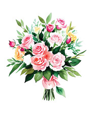 Fototapeta premium Rose bouquet