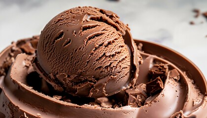 Delicious Chocolate, Sweet Ice Cream Sorbet / High Quality