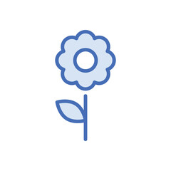 Flower icon vector stock.