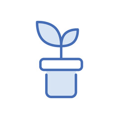 Plant icon vector stock.